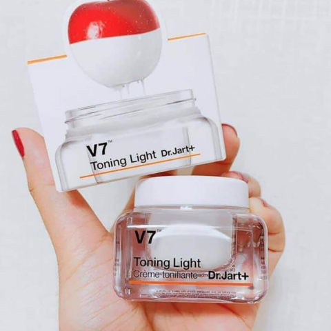 Kem Dưỡng Trắng Da, Trị Thâm Nám V7 Toning Light Dr.Jart+ 50ml Hàn Quốc Chính Hãng: 485.000 - Tặng 2 Mặt Nạ Vitamin Banobagi Hàn Quốc 50.000