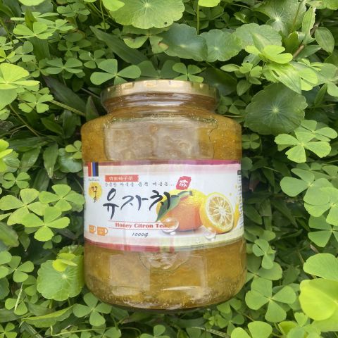 Mật ong chanh Hàn Quốc lọ 1 kg: 195.000 - Tặng 1 kẹo sâm Hàn Quốc: 45.000