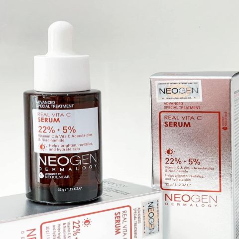 Serum trắng da mờ thâm Neogen 32g: 490.000 - Tặng 2 Mặt Nạ Vitamin Banobagi Hàn Quốc 50.000