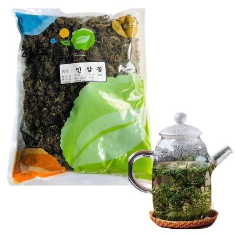 Trà hoa sâm Hàn Quốc túi 0,5kg: 330.000 - Tặng 1 gói kẹo sâm Hàn Quốc 45.000