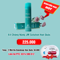 Mua 1 xịt chống nắng JM Solution: 225.000 - Tặng 2 Mặt Nạ Vitamin Banobagi Hàn Quốc 50.000