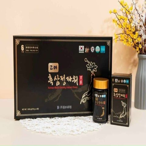 Cao hắc sâm Hàn Quốc Korean Black Ginseng Extract Power: 1.550.000 - Tặng 20 gói trà sâm