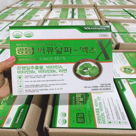 Viên Uống Bổ Não Kwangdong Hàn Quốc 120 Viên: 750.000 - Tặng 20 gói trà sâm