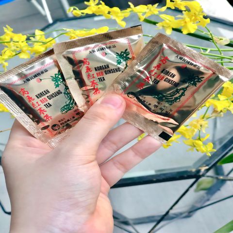 Trà Hồng Sâm Buleebang Hàn Quốc 100 gói: 290.000 - Tặng 1 kẹo hồng sâm: 45.000